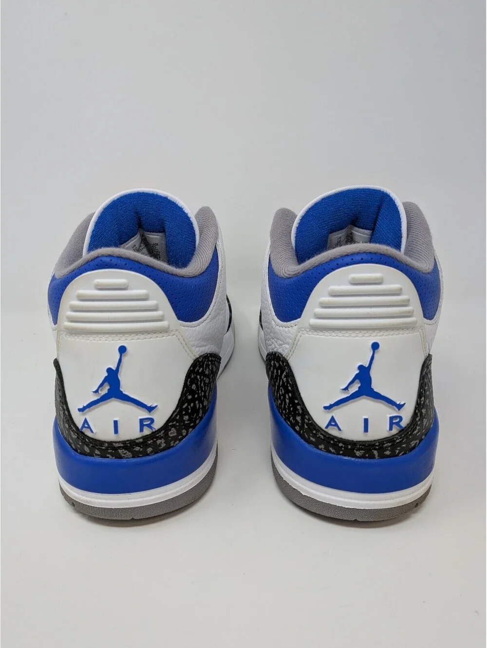 Air Jordan 3 Retro Racer Blue Men's Size 10 CT8532-145 White Black 2021